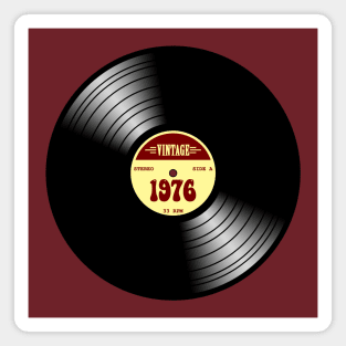 Vintage Vinyl 1976 Magnet